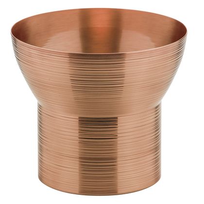 Cachepot Contour Spin Cobre