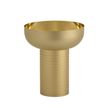 Vaso Tumbi Fosco Médio Gold24K