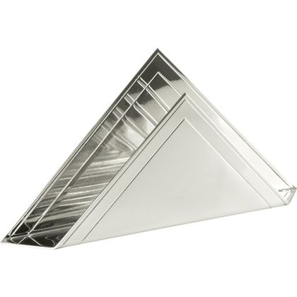 Porta Guardanapo Triangular com Friso