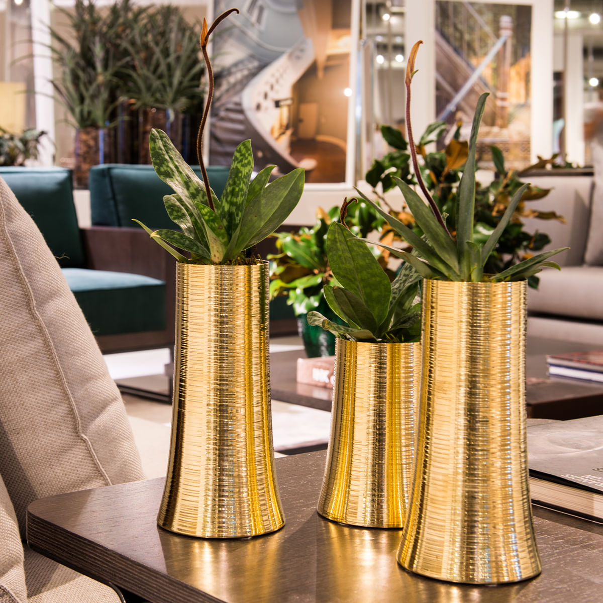 Vaso Médio Spin Gold24K - Shop St James