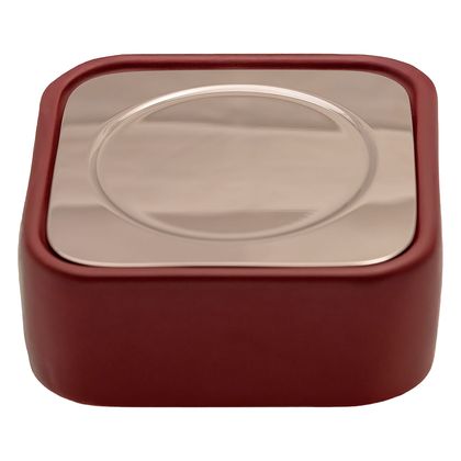 Base Cerâmica Fragmentos Vermelho Níquel